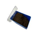 Art. 35 Forcina Invisibile Zigrinata - mm 45 - Liscio Biondo Scatola in Polistirolo da 250 gr - immagine 2