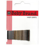 Art. 46 Fermaglio con goccia Beby Brand - n. 5 - mm 48 - Ondato Biondo  Cartino da 12 pezzi - Scatola in Cartone da 72 Cartini