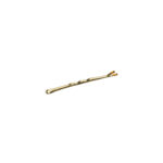 Item 82 Hair Grip - Ball Pointed - n. 4 - mm 40 - Waved Gold Cardboard Box of 200 gr