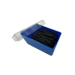 Art. 192 Forcina Zigrinata - mm 72 - Nero Scatola in Polistirolo da 250 gr - immagine 2