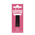 Art. 200 Fermaglio con goccia - n. 4 - mm 40 - Liscio Nero Cartino da 12 pezzi - Scatola in Cartone e Polietilene da 72 Cartini