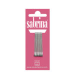 Art. 212 Fermaglio con goccia - n. 4 - mm 40 - Liscio Grigio Cartino da 12 pezzi - Scatola in Cartone e Polietilene da 72 Cartini