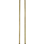 Item 227 Invisible Hair Pin - mm 56 - Plain Gold Polystyrene Box of 250 gr