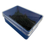Item 274 Hair Grip - Ball Pointed - "Extra Strong" - mm 64 - Plain Black Polystyrene Box of 250 gr - Image 2