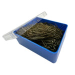 Item 279 Invisible Hair Pin - Ball pointed - mm 45 - Plain Brown Polystyrene Box of 250 gr - Image 2