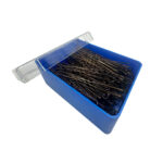 Item 285 Hair Pin "Strong" - Ball Pointed - n. 36 - mm 75 - Waved Brown Polystyrene Box of 250 gr - Image 2