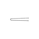 Art. 318 Forcina Invisibile "Messa in Piega" - n. 21 - mm 46 - Liscio Nero Scatola in Cartone da 500 gr