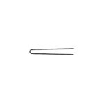 Item 340 Hair Pin "Strong" - n. 24 - mm 55 - Plain Black Cardboard Box of 200 gr