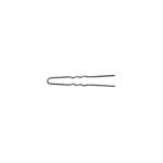 Item 421 Hair Pin "Strong" - n. 24 - mm 55 - Waved Black Cardboard Box of 200 gr