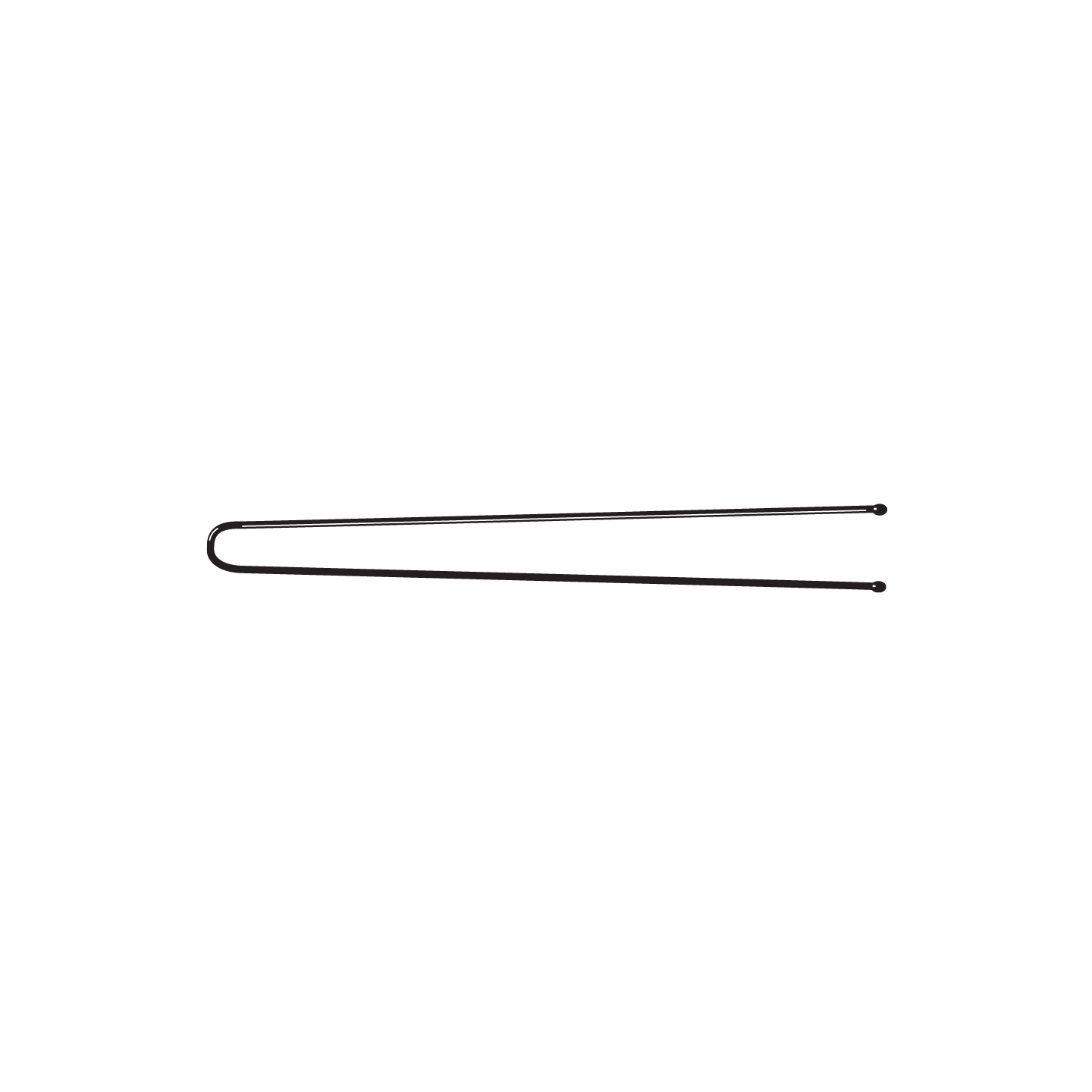 000000000000423 Item 423 Invisibles "Hair Set"" - Ball Pointed - n. 30 - mm 62 - Plain Brassed Cardboard Box of 500 gr - Image 1