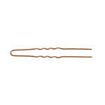 Item 478 Hair Pin "Strong" - n. 36 - mm 80 - Waved Brown Cardboard Box of 500 gr