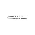Item 483 Hair Pin "Strong" - n. 33 - mm 75 - Waved Black Cardboard Box of 500 gr