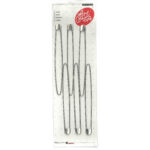 Item 538 Stitch Holder - mm 135 - Nickel Plated Steel Hangable Card of 6 pcs - Packing of 6 Cards