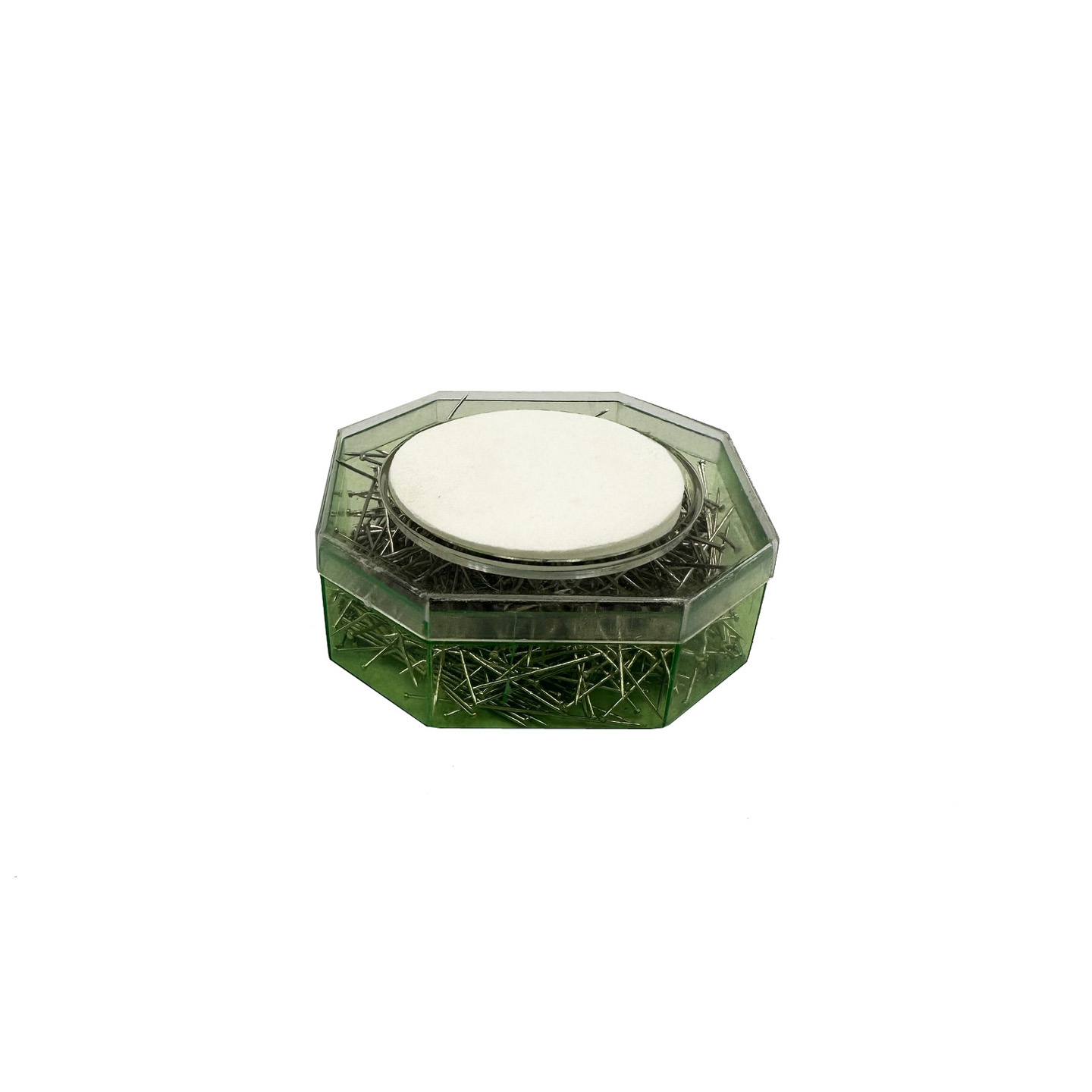 000000000000750 Item 750 Steel Pin for Tailor - n. 7 - mm 34 - Nickel Plated Plastic box with Sponge of 50 gr - Cardboard Pack of 1000 gr - Image 1
