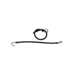 Item 780 Professional Elastic Bands with Hook - Black Polybag "Rosy" of 4 pcs - Cardboard and Polyethylene Box of 36 Polybags