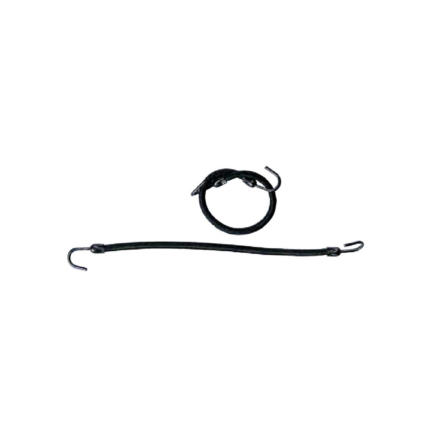 000000000000780 Art. 780 Elastico Professionale con Gancio - Nero Bustina "ROSY" da 4 pezzi - Scatola in Cartone e Polietilene da 36 Bustine - immagine 1