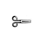 Item 1016 Hooks n. 2 - Nickel  Cardboard Box of 250 gr