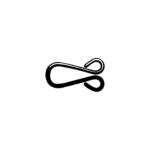 Art. 1022 Uncinello n. 2 - Femmina - Nichel Scatola in Cartone da 250 gr
