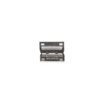 Art. 1030 Ganci Gonna - mm 25 - Maschio+Femmina - Nero Scatola in Polistirolo Trasparente da 40 coppie - Confezione in Cartone da 10 scatole