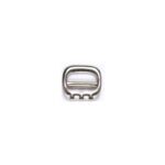 Art. 1078 Fibbia Gillet Tridente - mm 20 - Nichel Scatola in Cartone da 144 pezzi