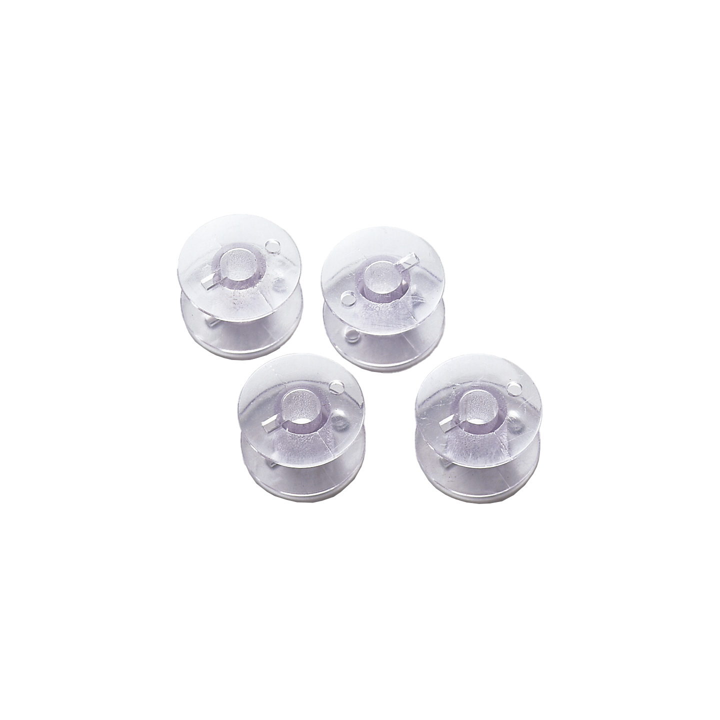 000000000002044 Art. 2044 Bobina per Macchina da Cucire in Plastica Trasparente - Bombata - mm 20 Scatola in Cartone da 80 pezzi - immagine 1
