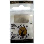 Item 2048 Sewing Needles "Sharps" - Nickel Plated Steel - Size 1/5 Polybag of 16 pcs - Cardboard Box of 50 Polybags