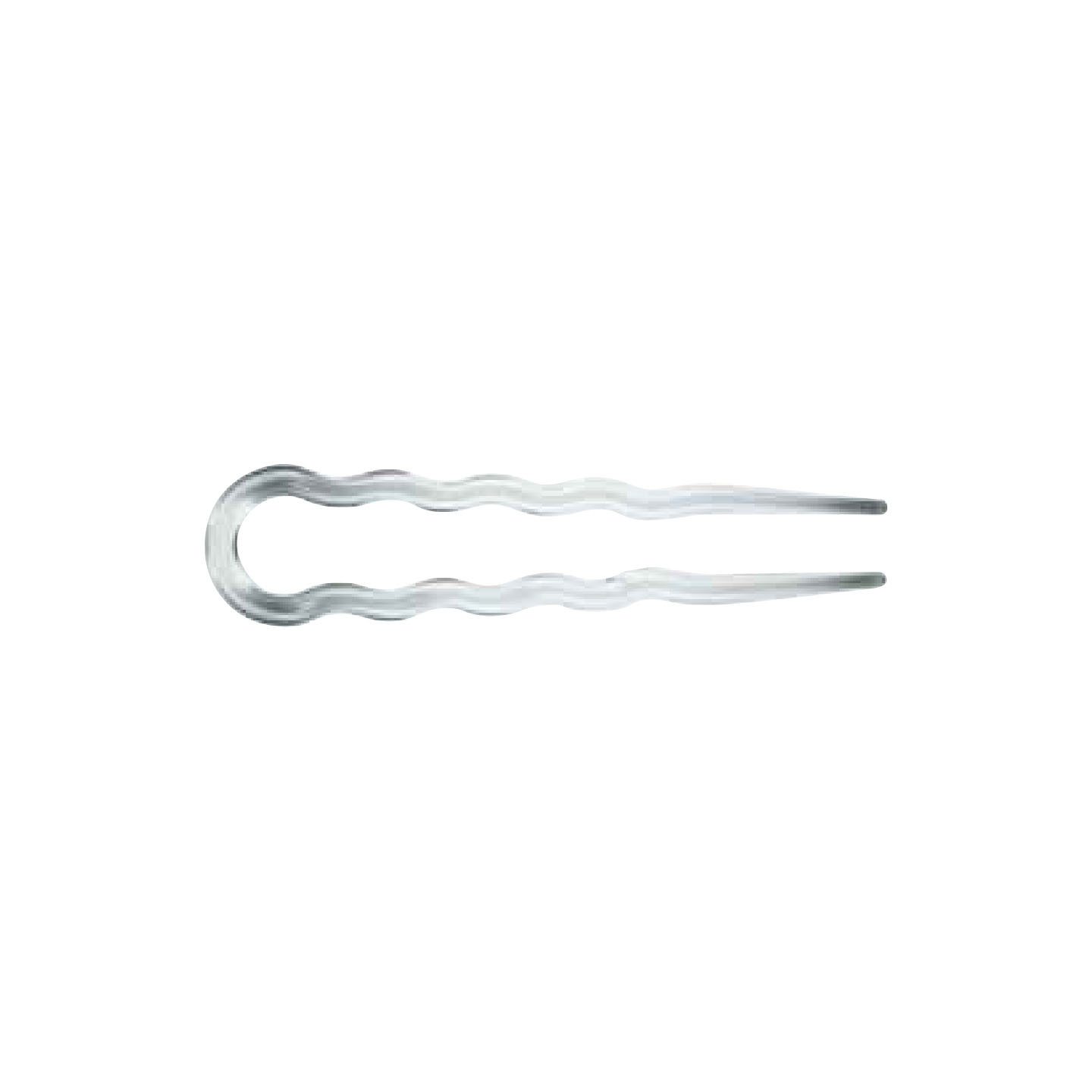 0000000000298_0 Item 298/0 Polystyrene Hair Pins - mm 70 - Transparent Polybag "Rosy" of 6 pcs - Cardboard and Polyethylene Box of 20 Polybags - Image 1