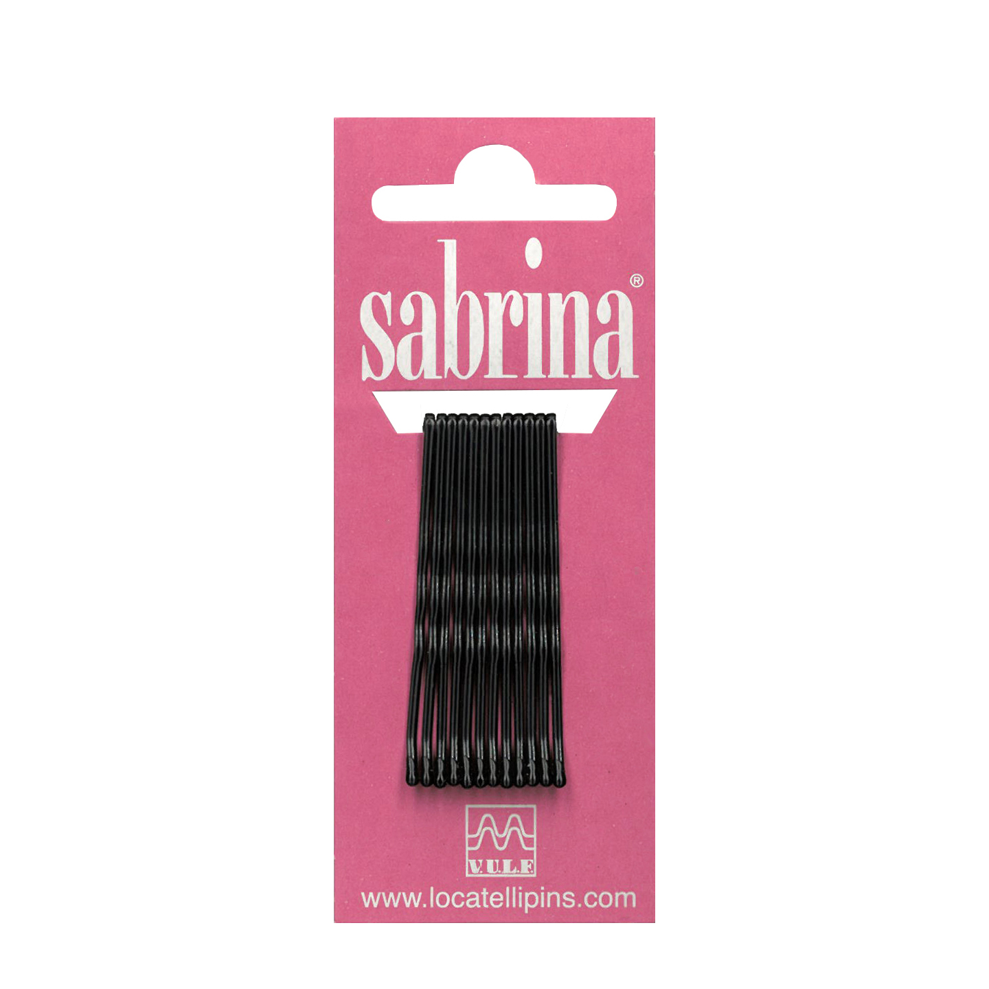 000000000000057 Item 57 Hair Grip - Ball Pointed - n. 5 - mm 48 - Waved Black Card of 12 pcs - Cardboard and Polyethylene Box of 72 Cards - Image 1