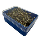 Item 268 Hair Grip - Ball Pointed - "Extra Strong" - mm 52 - Waved Gold Polystyrene Box of 250 gr - Image 2
