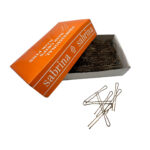 Item 329 Invisibles "Hair Set" - Ball Pointed - n. 24 - mm 51 - Waved Brown Cardboard Box of 500 gr - Image 2