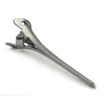 Art. 470 Becco di Cicogna in Alluminio professionale con chiodino e molla - mm 55 Cartino da 24 pezzi - Scatola in Cartone da 6 Cartini - immagine 3