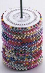Item 767 Headed Pin - mm 29 - Assorted Colours Plastic Disk of 40 pcs - Cardboard Box of 40 Disks - Image 2