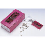 Item 903 Hooks and Eyes n. 6 - Nickel  Polybag of 20 Pairs - Carton Box of 25 Polybags - Image 2