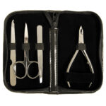 Item 2021 Leather Manicure Set  Cardboard Box of 1 pc