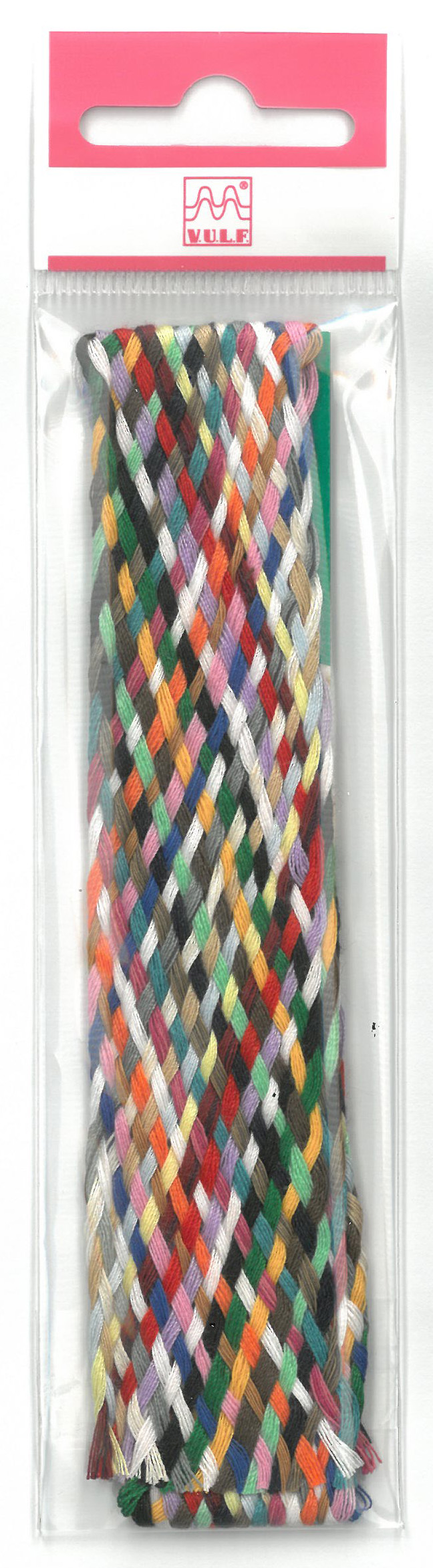 000000000002034 Art. 2034 Treccia Colorata per Rammendo in Cotone Bustina da 1 pezzo - Scatola in Cartone da 12 Bustine - immagine 1