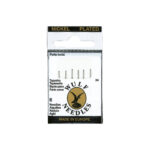 Item 2069 Embroidery Sewing Needles Cross Stitch - Round Point - Size 24 Polybag of 6 pcs - Cardboard Box of 50 Polybags