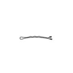 Art. 81 Fermaglio con goccia - n. 4 - mm 40 - Ondato Nero Scatola in Cartone da 200 gr