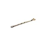 Item 90 Hair Grip - Ball Pointed - n. 5 - mm 51 - Waved Brown Cardboard Box of 500 gr