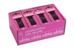 Art. 57 Fermaglio con goccia - n. 5 - mm 48 - Ondato Nero Cartino da 12 pezzi - Scatola in Cartone e Polietilene da 72 Cartini - immagine 2
