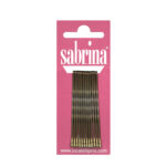 Art. 60 Fermaglio con goccia - n. 7 - mm 59 - Ondato Biondo Cartino da 12 pezzi - Scatola in Cartone e Polietilene da 72 Cartini