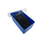 Art. 190 Forcina Zigrinata - mm 53 - Nero Scatola in Polistirolo da 250 gr - immagine 2