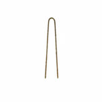 Item 191 Knurled Hair Pin - mm 53 - Brown Polystyrene Box of 250 gr
