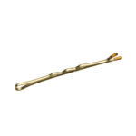 Item 268 Hair Grip - Ball Pointed - "Extra Strong" - mm 52 - Waved Gold Polystyrene Box of 250 gr