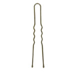 Item 277 Invisible Hair Pin - Ball pointed- mm 45 - Waved Brown Polystyrene Box of 250 gr