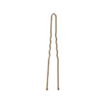 Item 285 Hair Pin "Strong" - Ball Pointed - n. 36 - mm 75 - Waved Brown Polystyrene Box of 250 gr