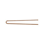 Item 345 Hair Pin "Strong" - n. 27 - mm 62 - Plain Brown Cardboard Box of 500 gr