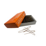 Art. 433 Forcella "Comune" - n. 30 - mm 67 - Ondato Biondo Scatola in Cartone da 500 gr - immagine 2