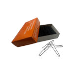 Item 482 Hair Pin "Strong" - n. 30 - mm 67 - Waved Black Cardboard Box of 500 gr - Image 2