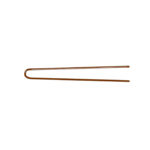 Item 491 Hair Pin "Strong" - n. 27 - mm 62 - Plain Brown Cardboard Box of 200 gr