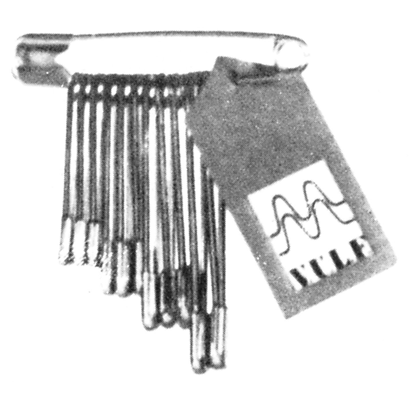 000000000000523 Item 523 Steel Safety Pin - n. 0.1.2.3 - Nickel Bunch of 12 pcs - Cardboard Box of 12 bunches - Image 1